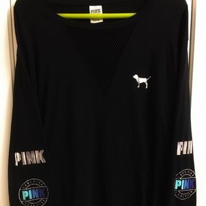 NWOT VS Pink L/S Campus Tee